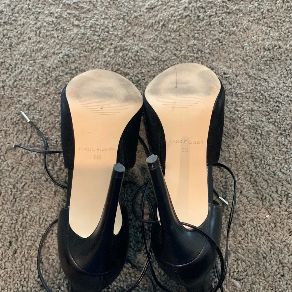 Marc Fisher suede heels